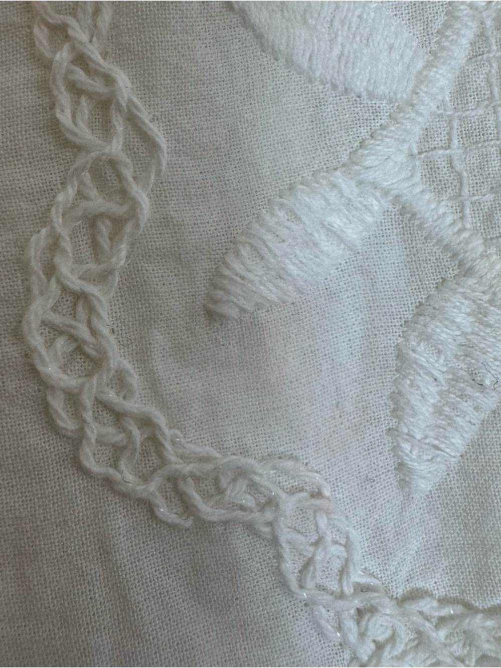 BA&SH Irkin Guipure Lace White Short Sleeve Button Down Blouse Small $230 - Picture 16 of 16